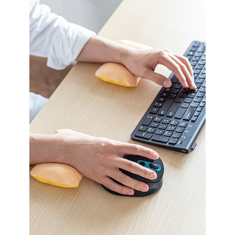 Japão japão SANWA Doudou saco de pulso Mouse titular ergonômico suporte de pulso mão almofada travesseiro macio respiráv