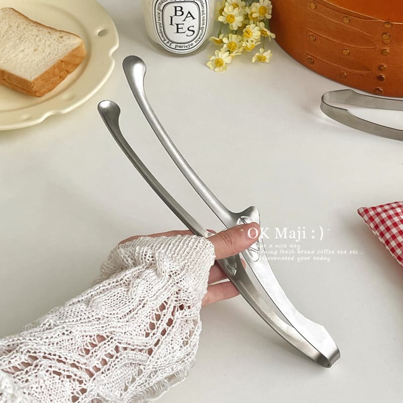 Pinças de churrasco de aço inoxidável pinças de churrasco coreano pinças de comida pinças de bife estendidas pinças espe