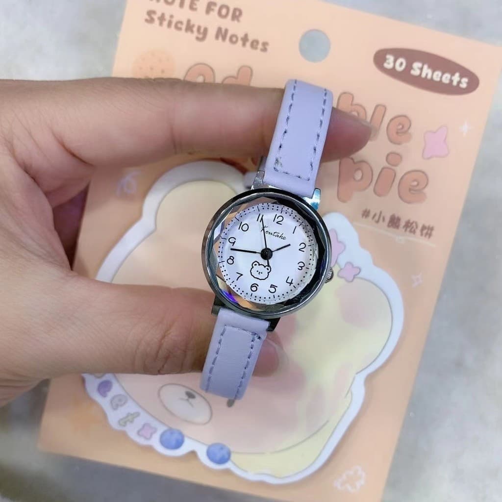 Novo produto moda estudante exame cinto rel贸gio senhoras rel贸gio feminino estudante nicho Digital simples rel贸gio de qua