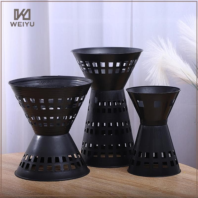 WEIYU 1 Pçs Plástico Flor Paaging Forro Planta Suporte Stands Paing Material Fixação Buquê Base Arranjo Floral Supriment