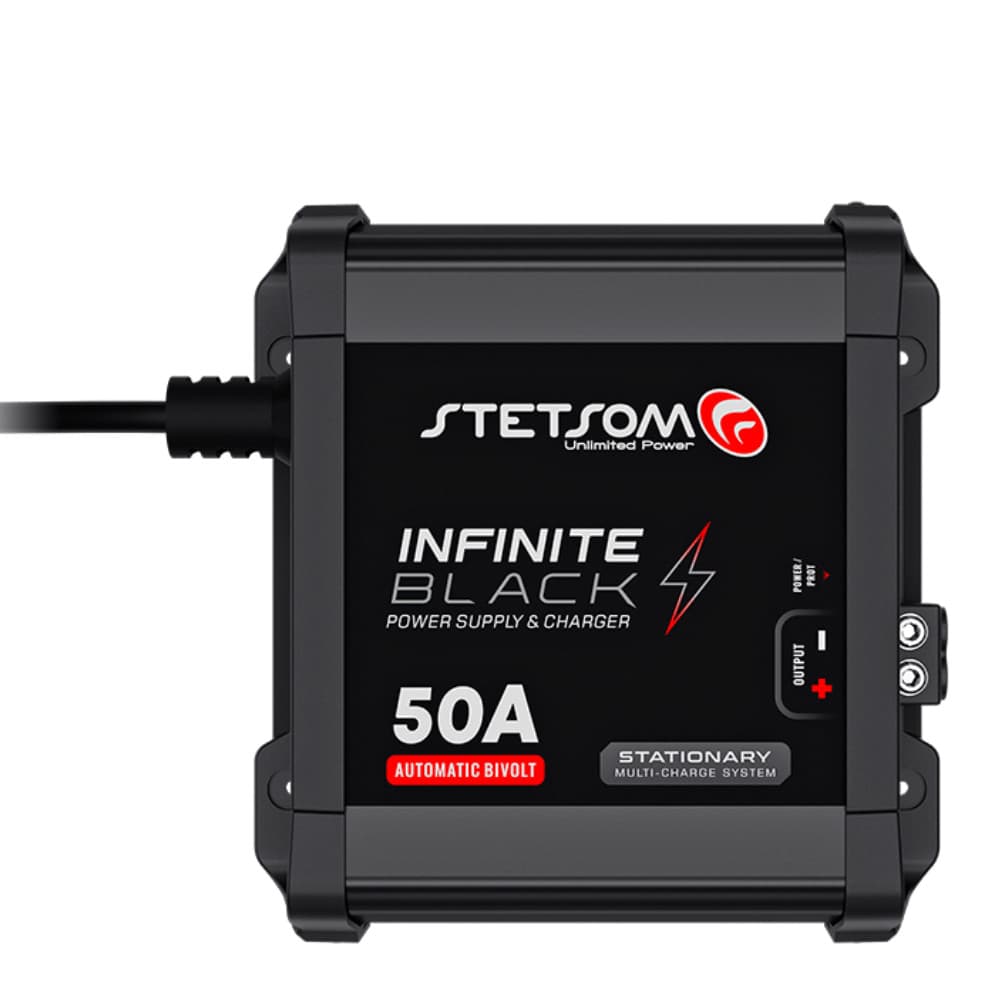 Carregador De Bateria / Fonte Stetsom Infinity Black 50a Digital [F133]