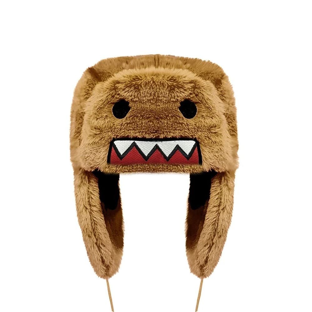 Domo Kun Sprint Autume Chapéu Marrom Ushanka Bonito De Inverno