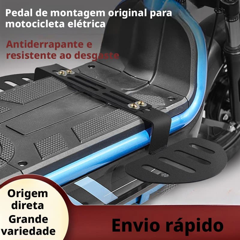Pedal Universal para veículo elétrico ajustável, fácil instalação, antiderrapante, resistente ao desgaste