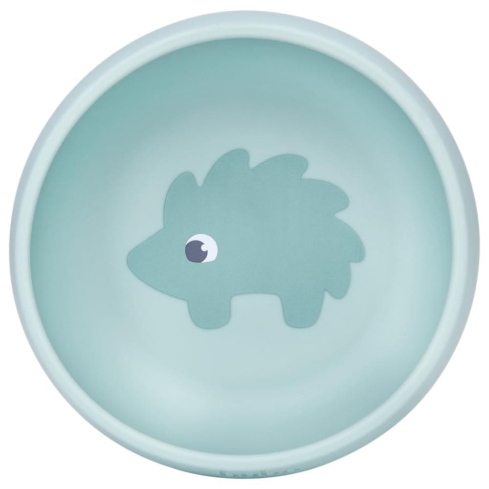BOWL EM SILICONE COM VENTOSA CLOUDY PORCO ESPINHO - VERDE - BUBA