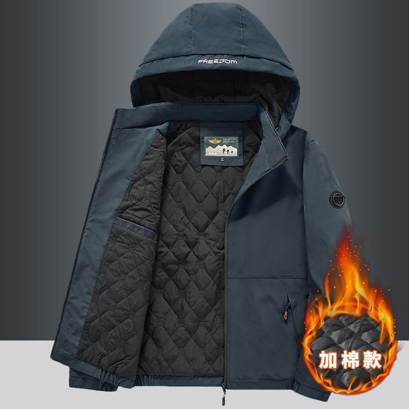 Novo outono inverno homens engrossado jaqueta ao ar livre jaqueta Casual jaqueta de algodão masculino jaqueta de algodão