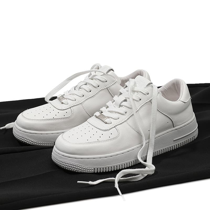 Sapatos masculinos de tamanho Extra grande 2025 novo estilo verão 45 tênis masculinos sapatos casuais de couro genuíno 4