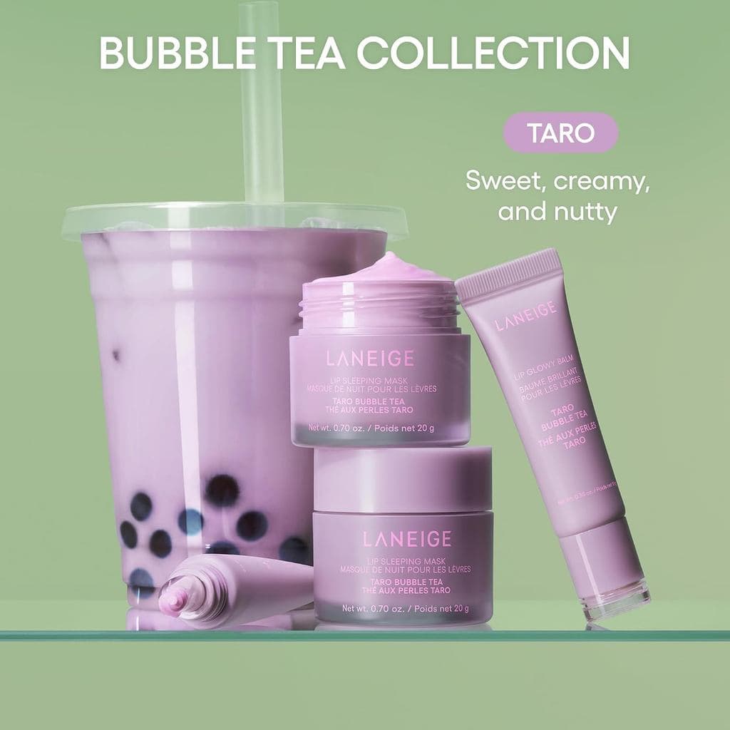 LANEIGE Lip Glowy Balm, Bálsamo Labial Translúcido com Manteigas de Karité e Murumuru para Hidratação, Brilho Não Pegajo