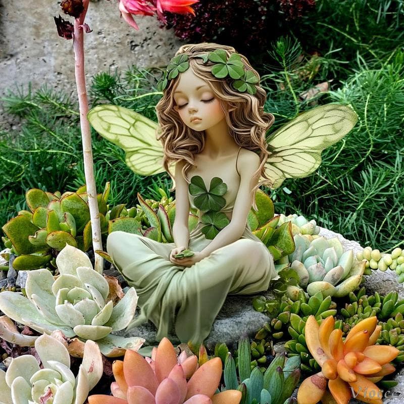 [Viocee] Ao Ar Livre Interior Quintal Gramado Pote Plantas Decoração PVC 2D Fada Estaca Jardim Sinal Borboleta Figura Pa