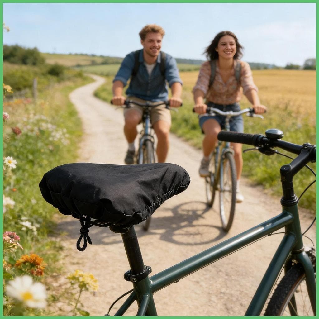 Capa De Assento De Bicicleta À Prova D'água , De Sol , Escudo De Sela , Pano Oxford , Antiderrapante , Selim Para decfey