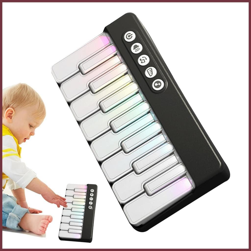 Crianças Teclado Piano Música Portátil Eletrônico Iluminar Instrumento Atividades De Aprendizagem Interativa Para jiwbr