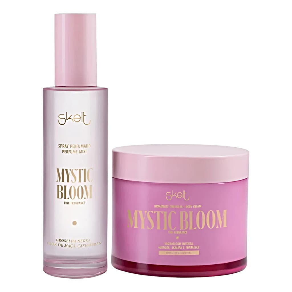 Kit Skelt Mystic Bloom Hidratante Corporal+ Spray Perfumado