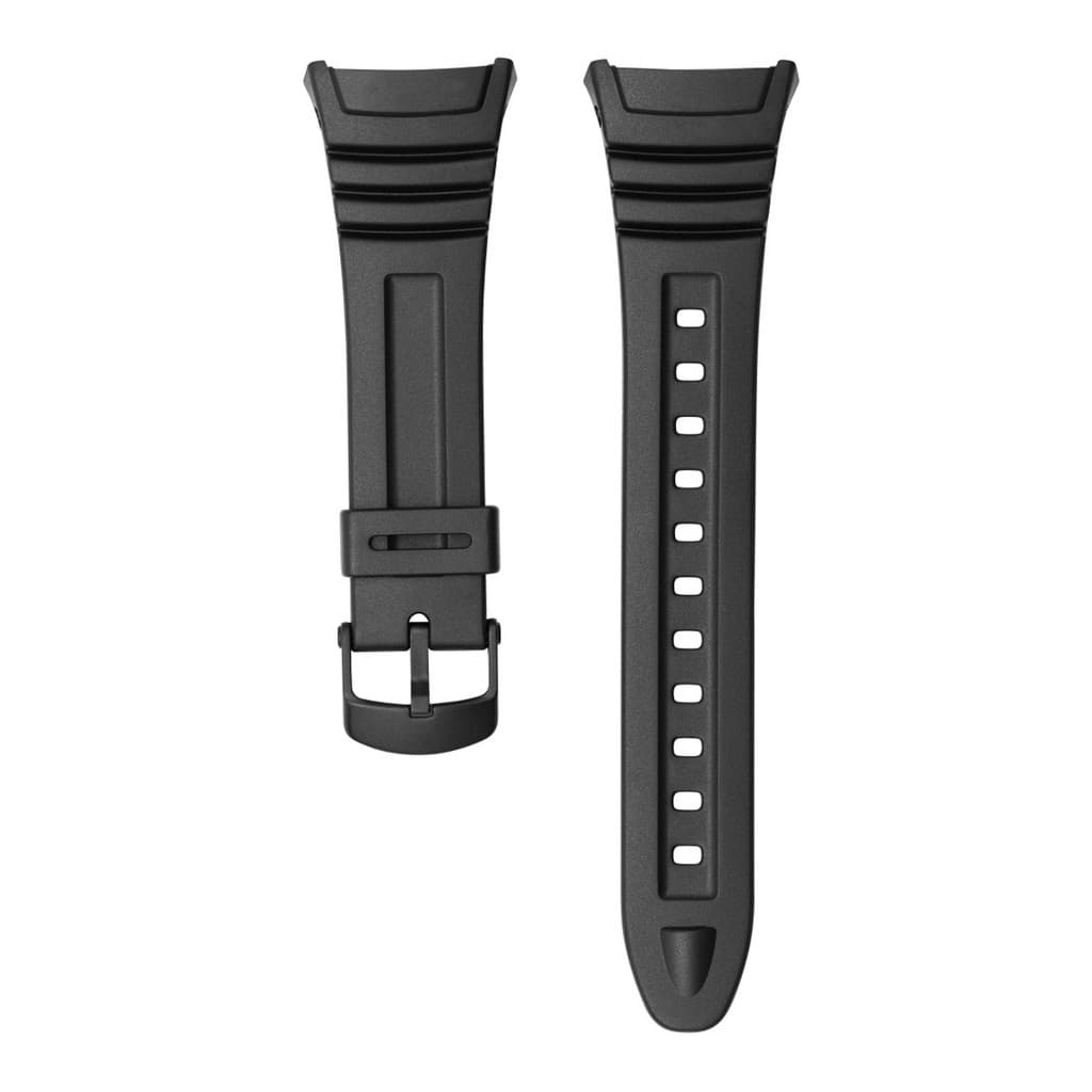 Pulseira para Casio Vintage Illuminator W96H-9AV (3239) Resina Premium Preto Pronta Entrega