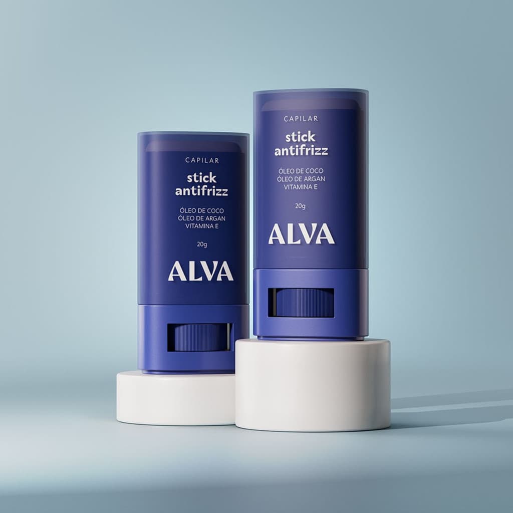 Cera Modeladora Capilar Alva Stick Antifrizz 20g