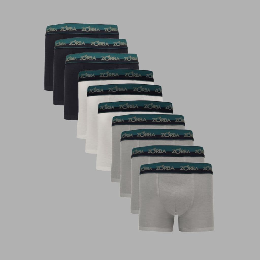Kit 10 Cuecas Zorba Boxer Algodão Max 702