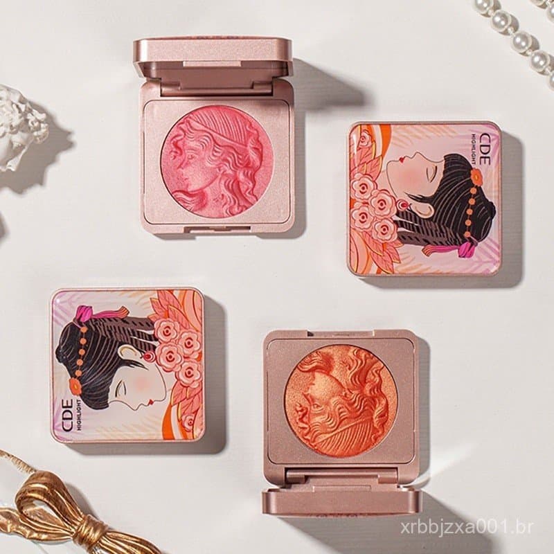 Cde Makeup Blush Natural Nude Laranja Menina Iluminando