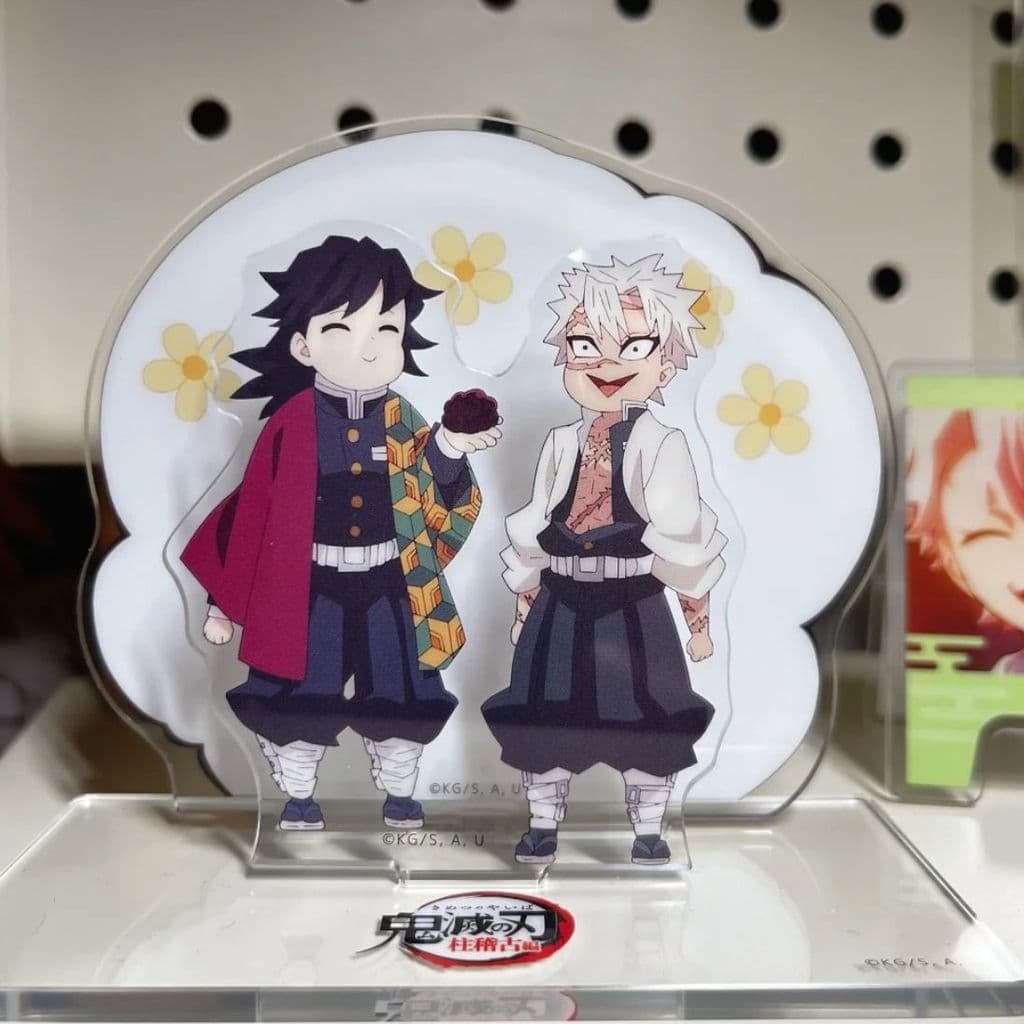 Demon Slayer Water Wind Hashira-Standee Acrílico De Inserção Única Altamente Estético-Decoração De Mesa Colecionável De