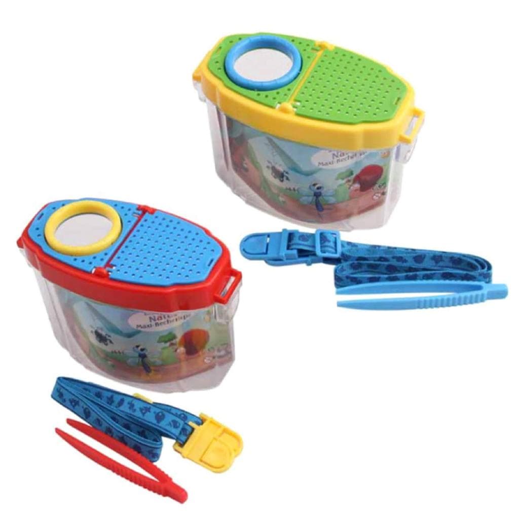 Felimoa Insect Cage Insect Case Lupa Breeding Case Strap incluído conjunto de 2