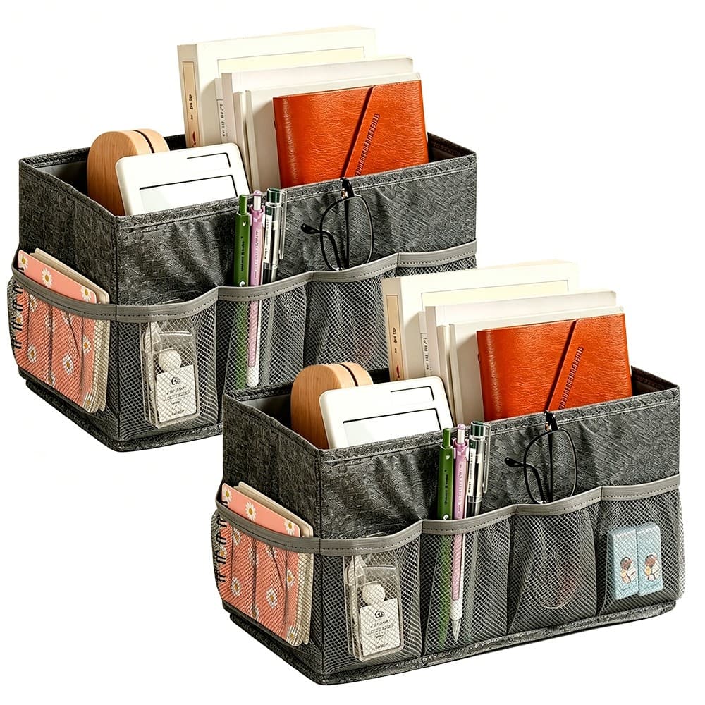 Organizador de Mesa Para Escritório Divisões Armazenamento categorizado