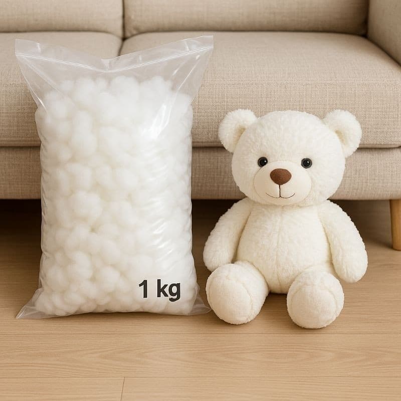 Enchimento Siliconado de Alta Qualidade para almofada bonecas e bichos de pelucia 100% Poliéster