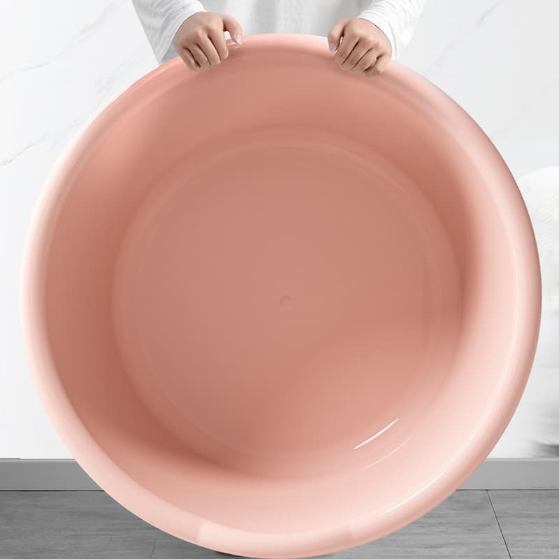 Bacia de lavanderia doméstica Extra grande lavatório de plástico lavatório de pé grosso durável bacia de banho do bebê