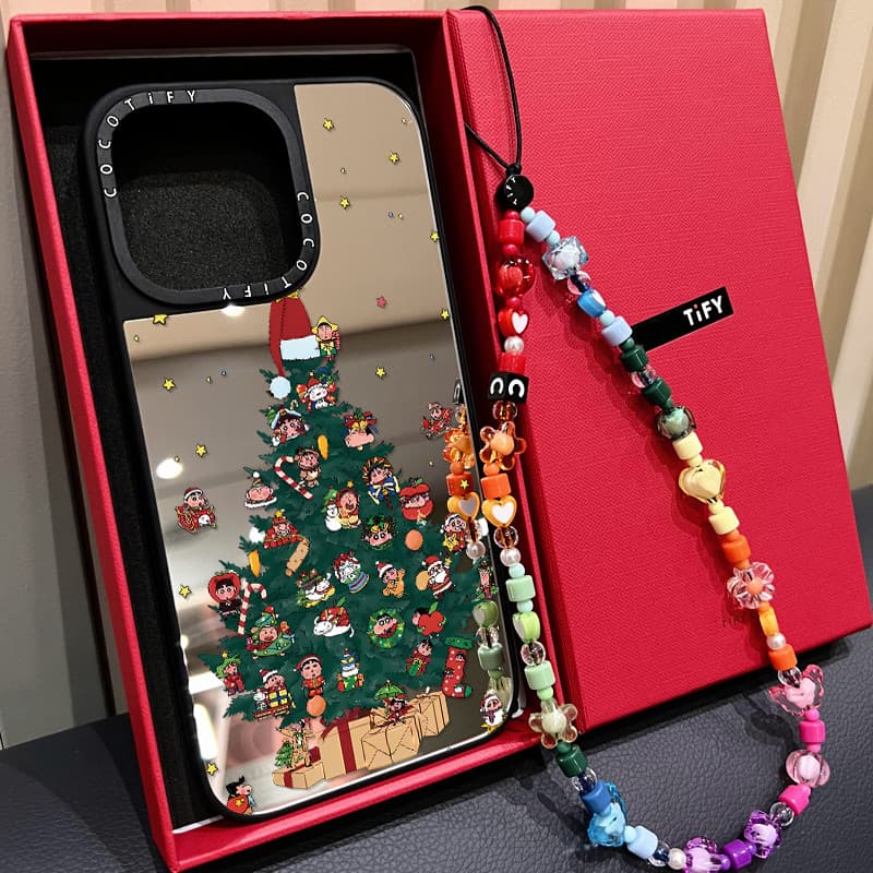 case iphone 13 luxo case iphone 13 pro max capinha iphone 13 normal Árvore de Natal adequada para Apple 16promax Capa de