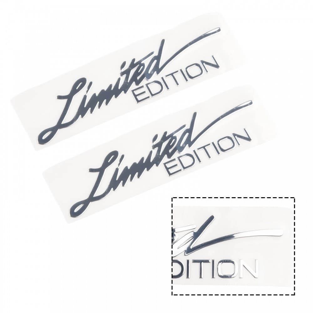 Decalques Adesivos Com Emblema De Logotipo De Metal Elegante Para Estilo De Carro Edição Limitada