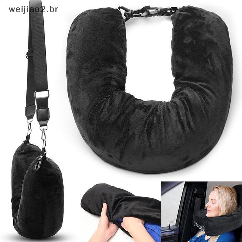 weijiao2 . BR Tubo Ne Fronha Em Forma De U Soft Protetor Multi-Cores Conforto Para Carro Avião Casa