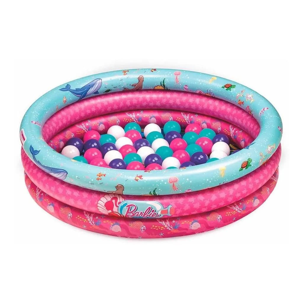 Piscina Inflável Barbie Com 25 Bolinhas Fun