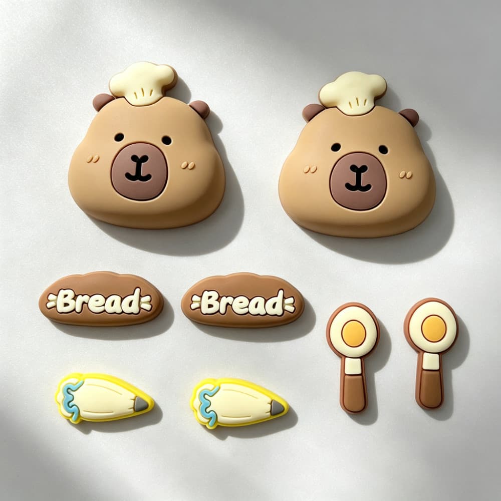 Cartoon Encantos de sapato, botões e pendentes decorativos, acessórios compatíveis com sandálias e clogs