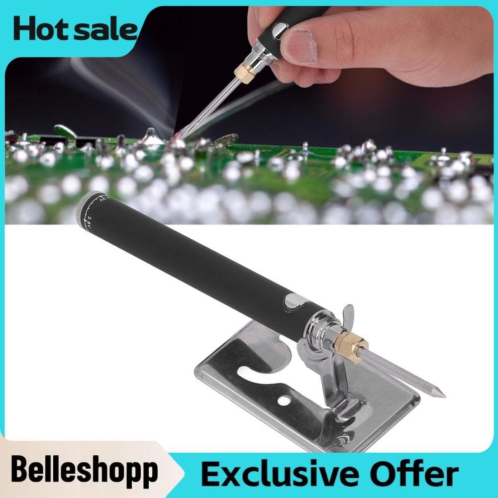 Belleshopp-br Ferro de solda usb 5v 15w alimentado por bateria 510 interface de rosca ferramenta de soldagem de