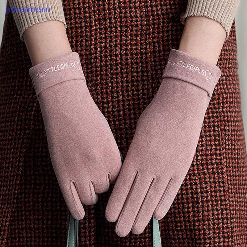 sihaimern Senhoras Outono E Inverno Novas Luvas Elegantes Versáteis Touchscreen BR
