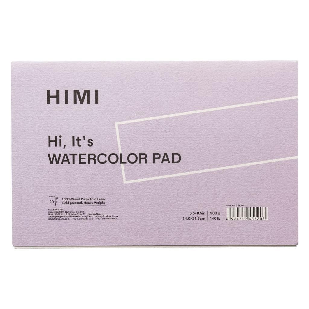 Bloco de Papel para Aquarela Himi TF 300g/m² 14x21,6cm 20 Folhas