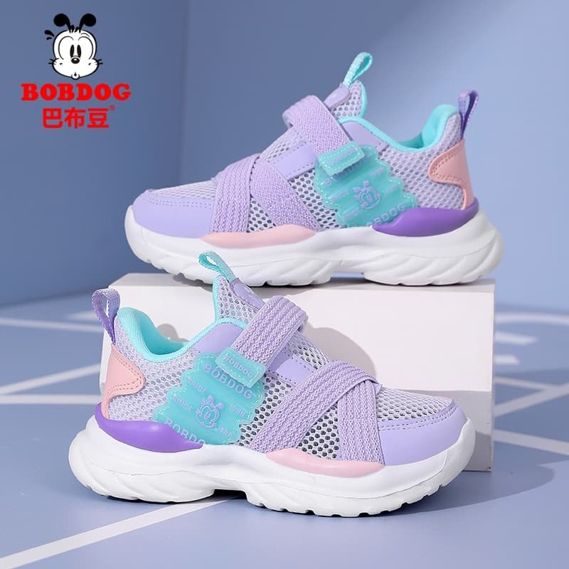 Babudou sapatos infantis sapatos de malha para meninas verão respirável malha única sapatos esportivos infantis antiderr