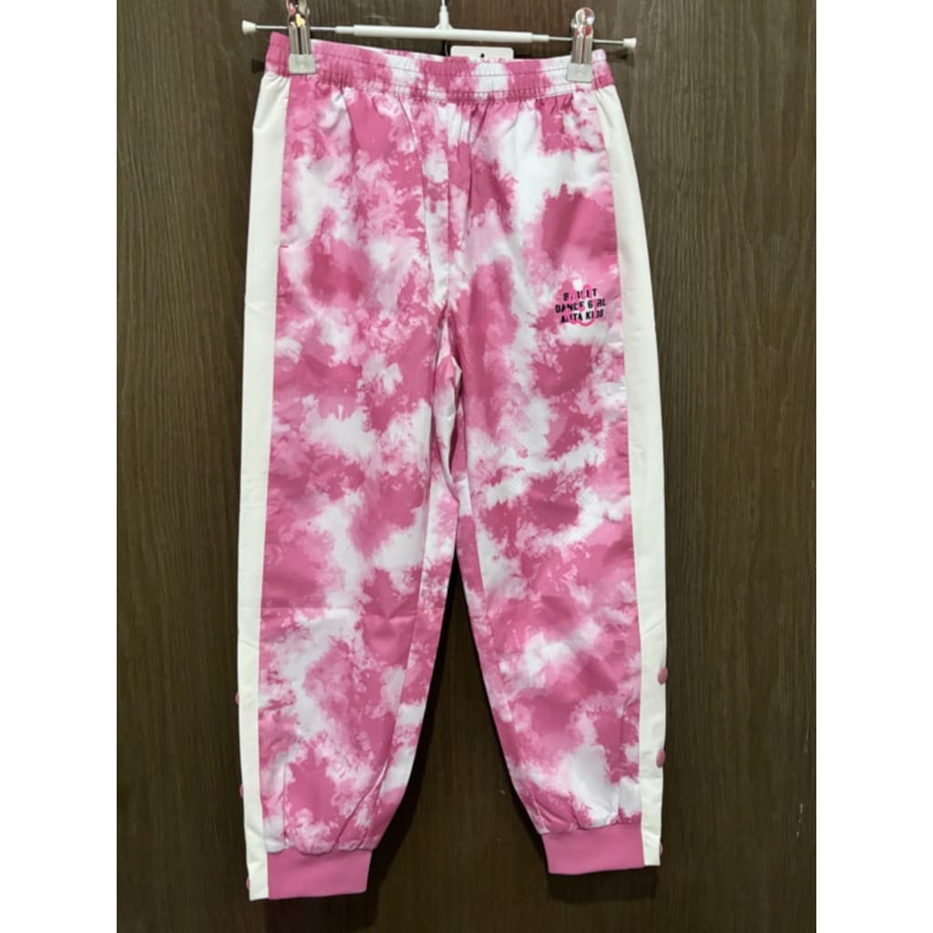 Anta crianças genuínas primavera outono Casual cor combinando na moda tecido esportes meninas calças esportivas infantis