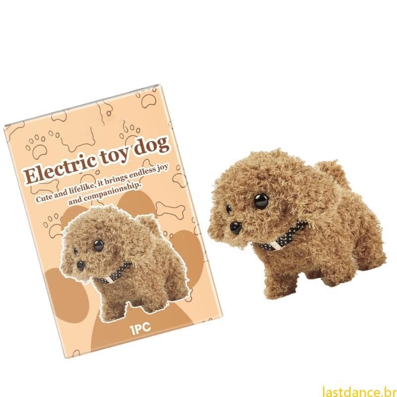 Brinquedo Eletrônico Pelúcia Para Las Bebê Aprender A Rastejar Como Cachorrinho, Animais Estimação