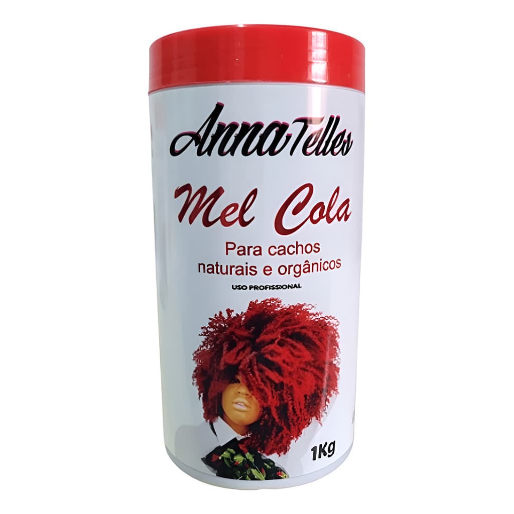 Anna Telles - Mel Cola Para Cachos Naturais E Orgânicos 1kg Cabelo Cacheado