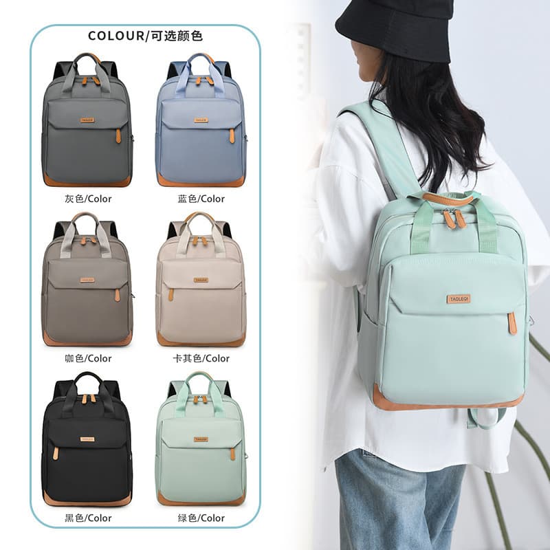 Versão coreana mochila feminina fresco portátil mochila moda simples mochila All-Match mochila de viagem