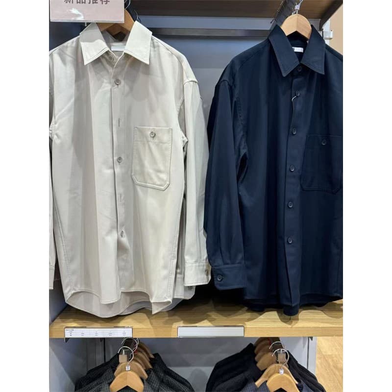 Japonês único masculino feminino sarja solta camisa xadrez de manga comprida 25 outono inverno novo estilo483132 480654