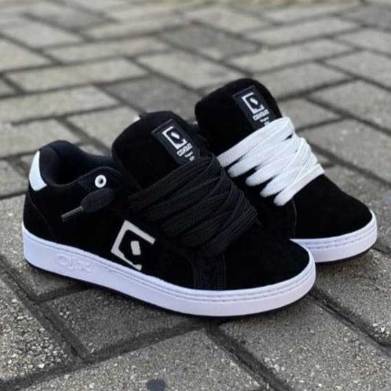 Tênis Skatista Masculino QIX Combat Suede Sola Reta Streetwear Novidade 2026 34 ao 43 Antiderrapante Robusta 70% OFF !
