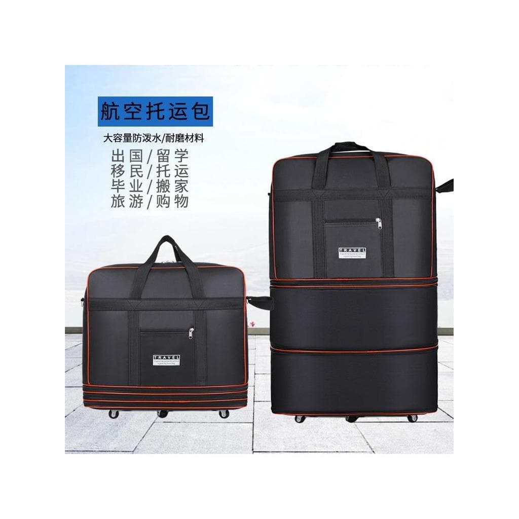 Bolsa de viagem dobrável bagagem Universal caixa de armazenamento de roda no exterior 158 remessa de ar grande capacidad
