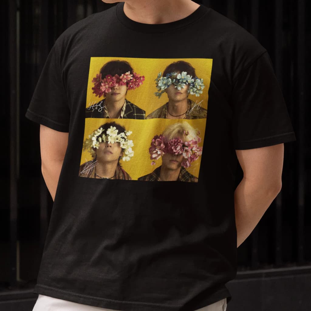 Camiseta The Rose Flowers Collage Camisa 100% Algodão envio imediato