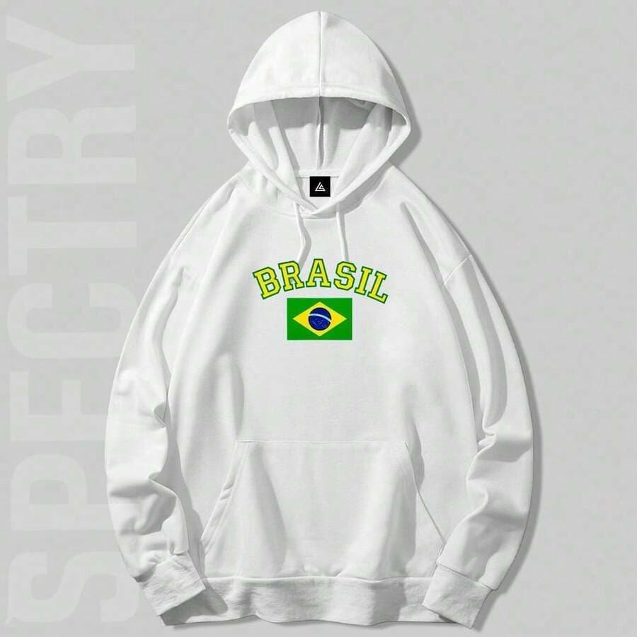 Moletom Canguru Capuz Brasil Exclusivo Premium Unissex Spectry Copa Do Mundo