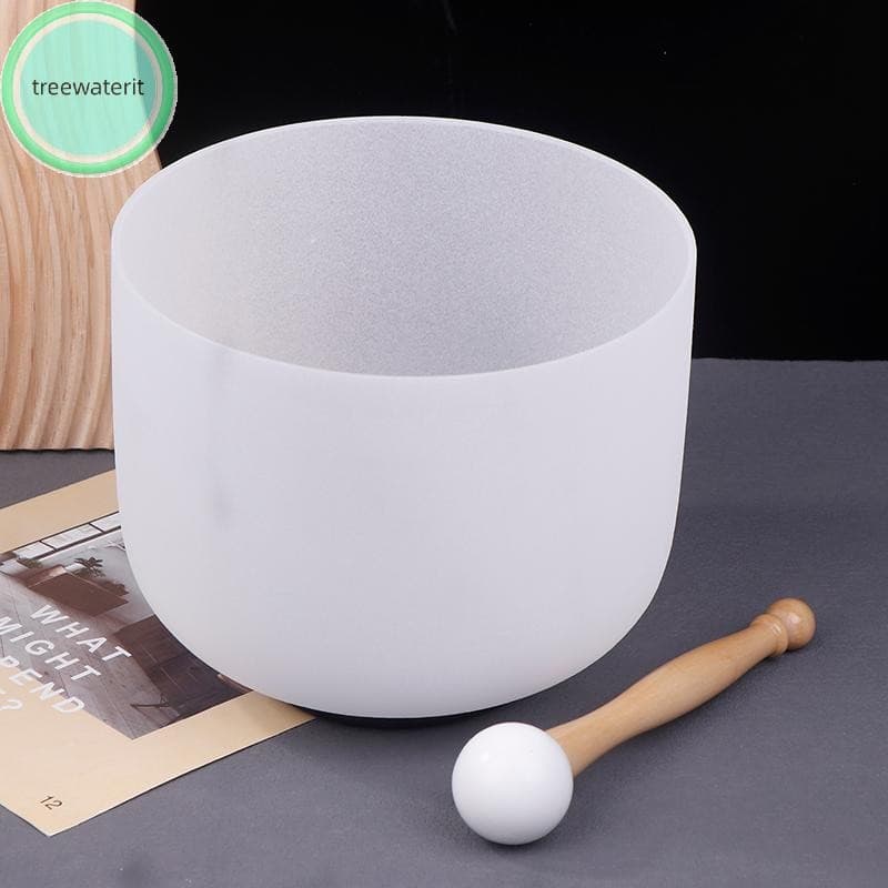 treewaterit Taça Cantante de Quartzo Cristalino 8 Tamanhos 432Hz Instrumentos de Som Tibetano para Yoga e Meditação D A1