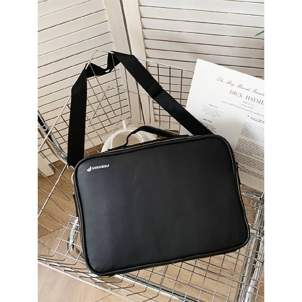 Simples grande capacidade portátil saco de higiene pessoal saco de cosméticos viagem saco de armazenamento de roupas via