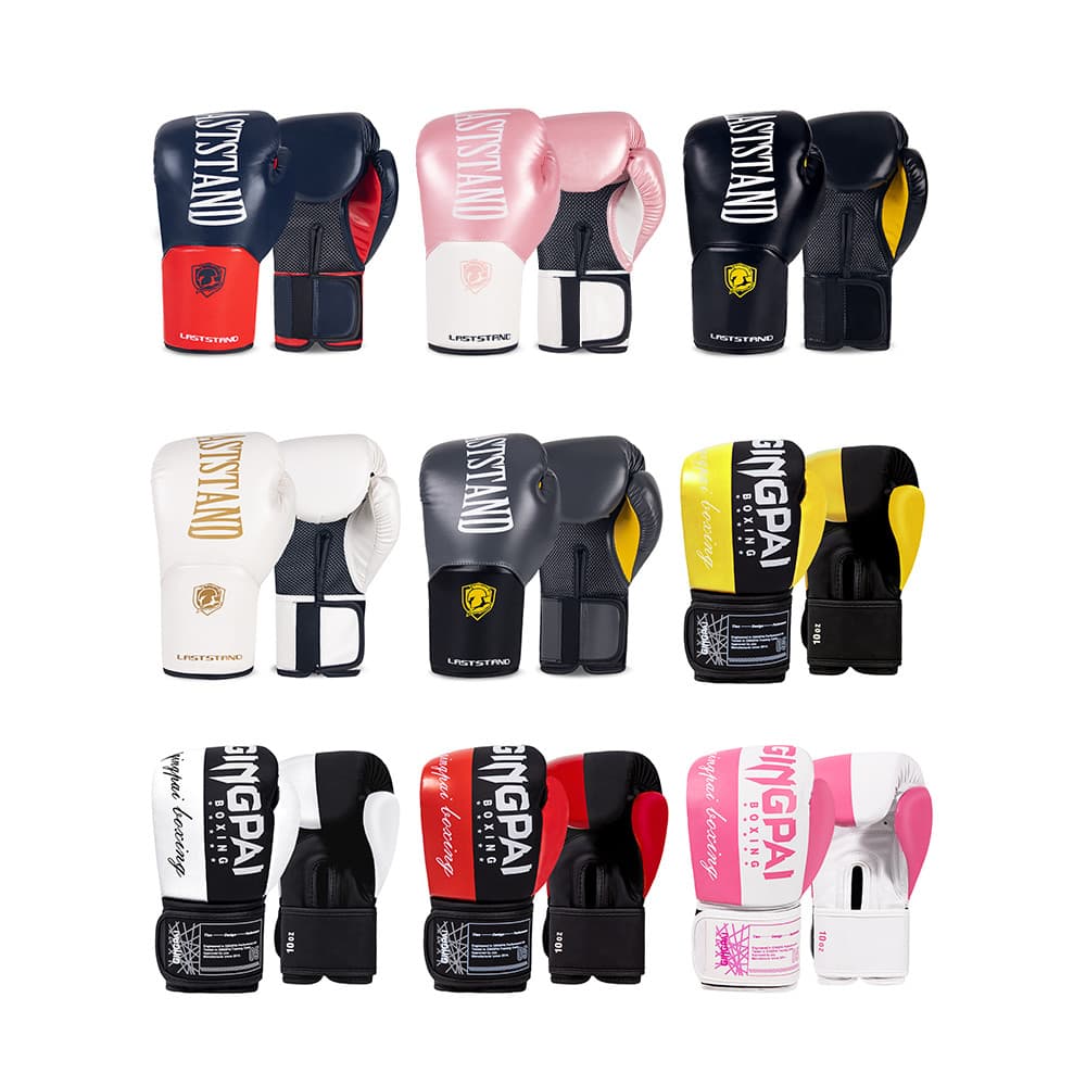Luvas de boxe profissionais sanda luvas adultas crianças homens mulheres treinamento sanda sacos de areia Muay Thai luta