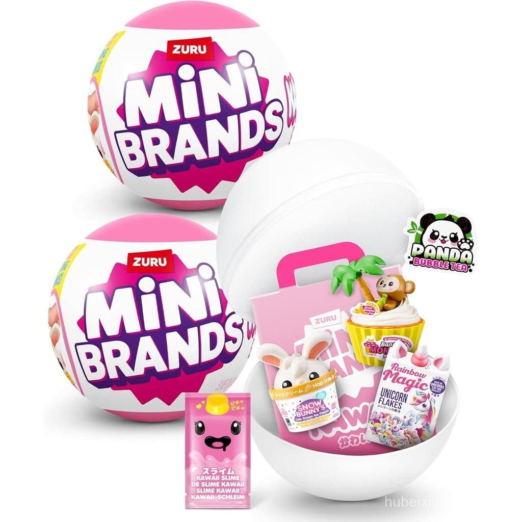 Mini Brands Kawaii Capsule da ZURU, Miniaturas Colecionáveis Kawaii Surpresa, Embalagem Surpresa, Colecionáveis com Tema