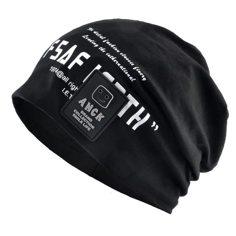 Boné Masculino de Outono para Atividades ao Ar Livre, Casual, Fino, com Estampa de Caveira e Letras, Estilo Hip-Hop Urba
