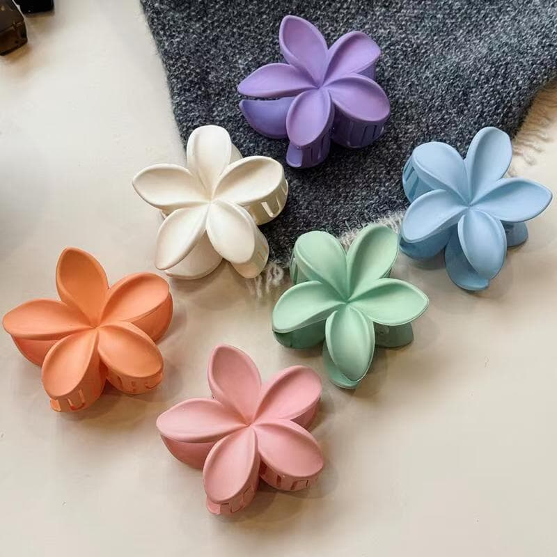 Presilha de Cabelo em Forma de Flor de Orquídea Roxa, Presilha de Cabelo Fofa para Meninas, Acessório de Cabelo para a P