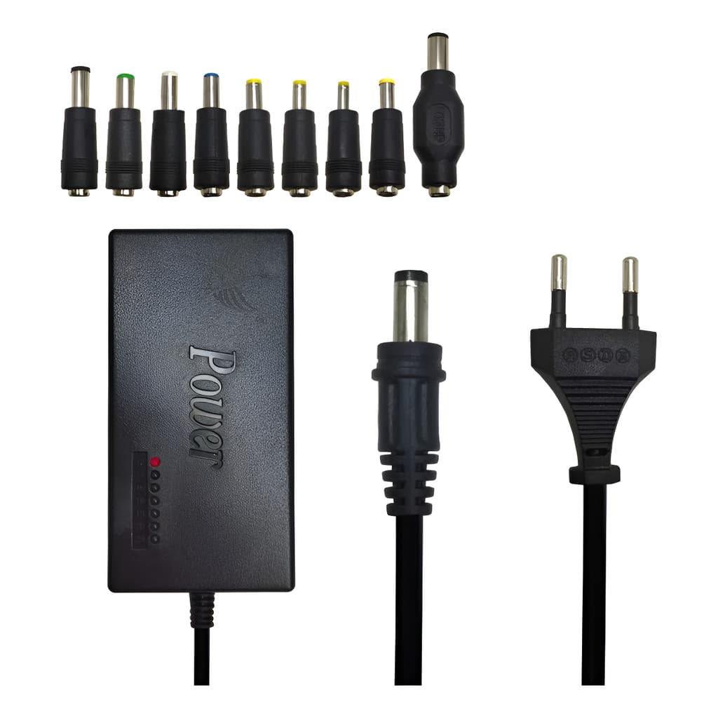 Fonte Carregador Universal Notebook Adaptador Com 9 Plugs