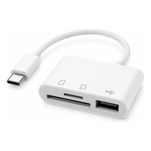 Adaptador Type-c P/ Usb 3.0 C/ Leitor De Cartão Ref. Dk-218